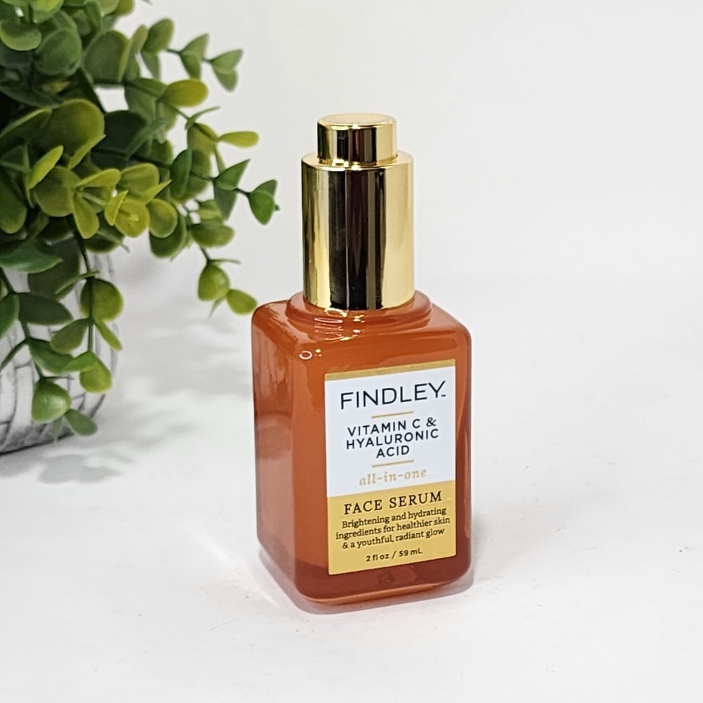 Findley Vitamin C & Hyaluronic Acid All-in-One Face Serum Brightening Hydrating